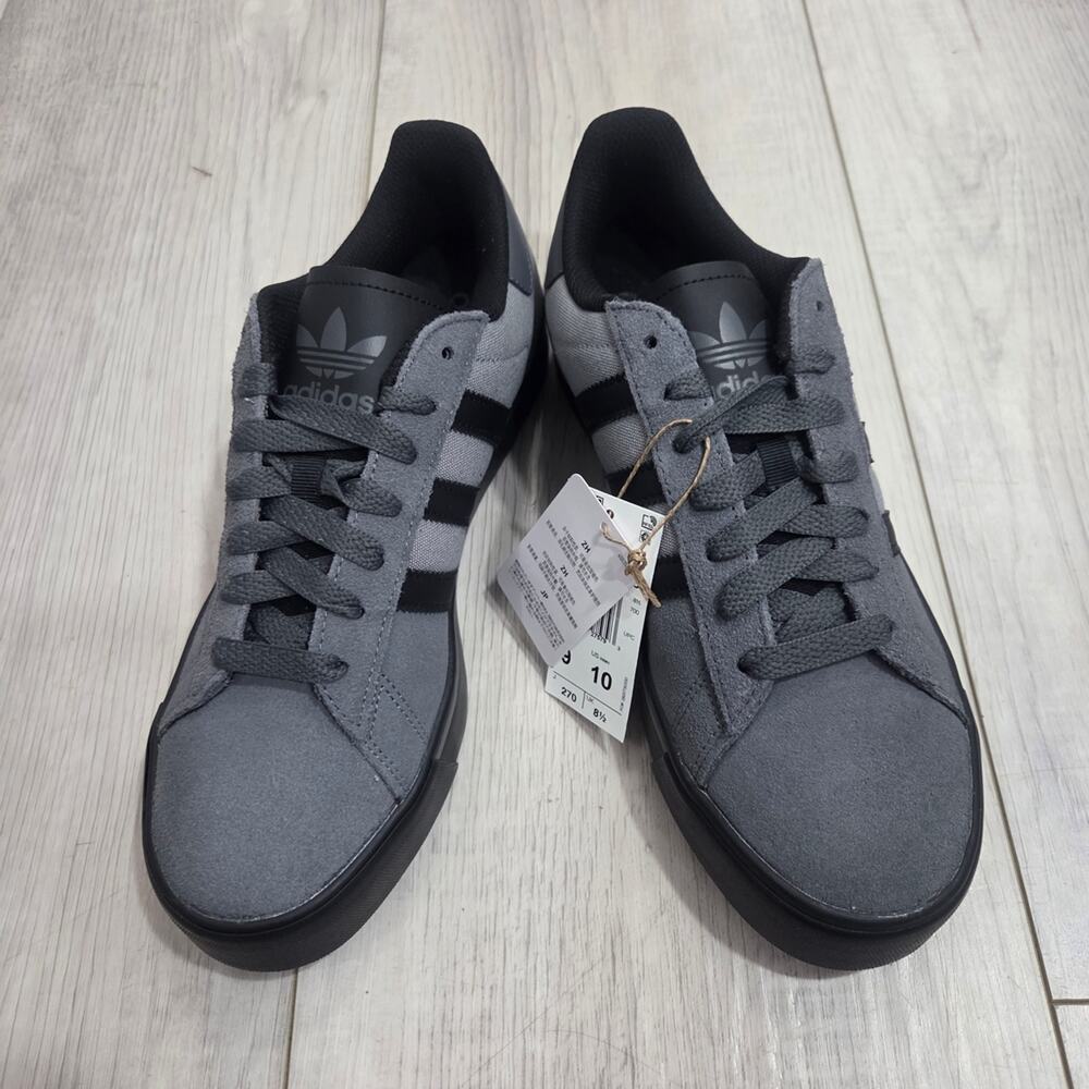 ❤️NWT❤️ Adidas Campus  Men's Charcoal and Black Sneakers